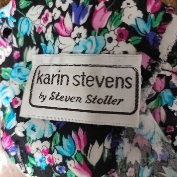 Vintage Dainty Blue Pink Cottagecore Floral Dress - Picture 6 of 16